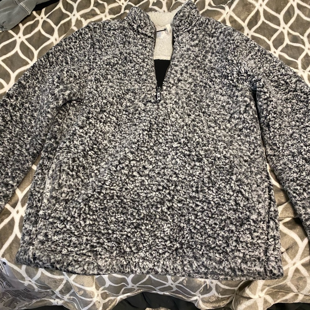 Sherpa pullover.